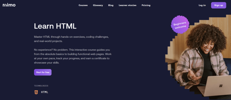 Mimo HTML Course