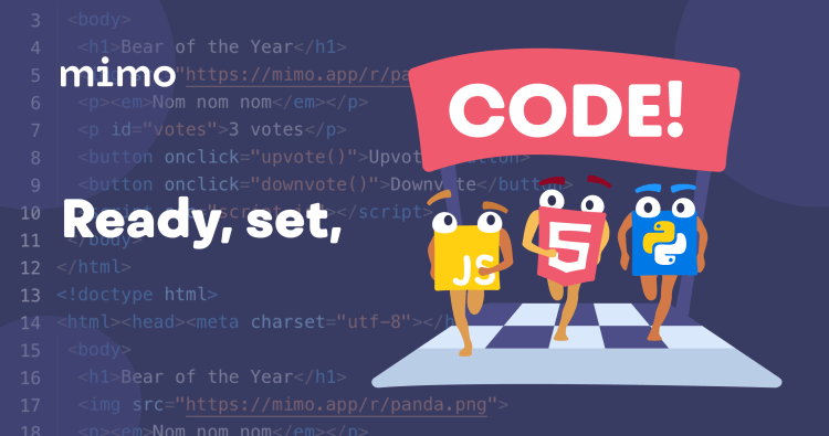 Learn to write code with the Mimo app!